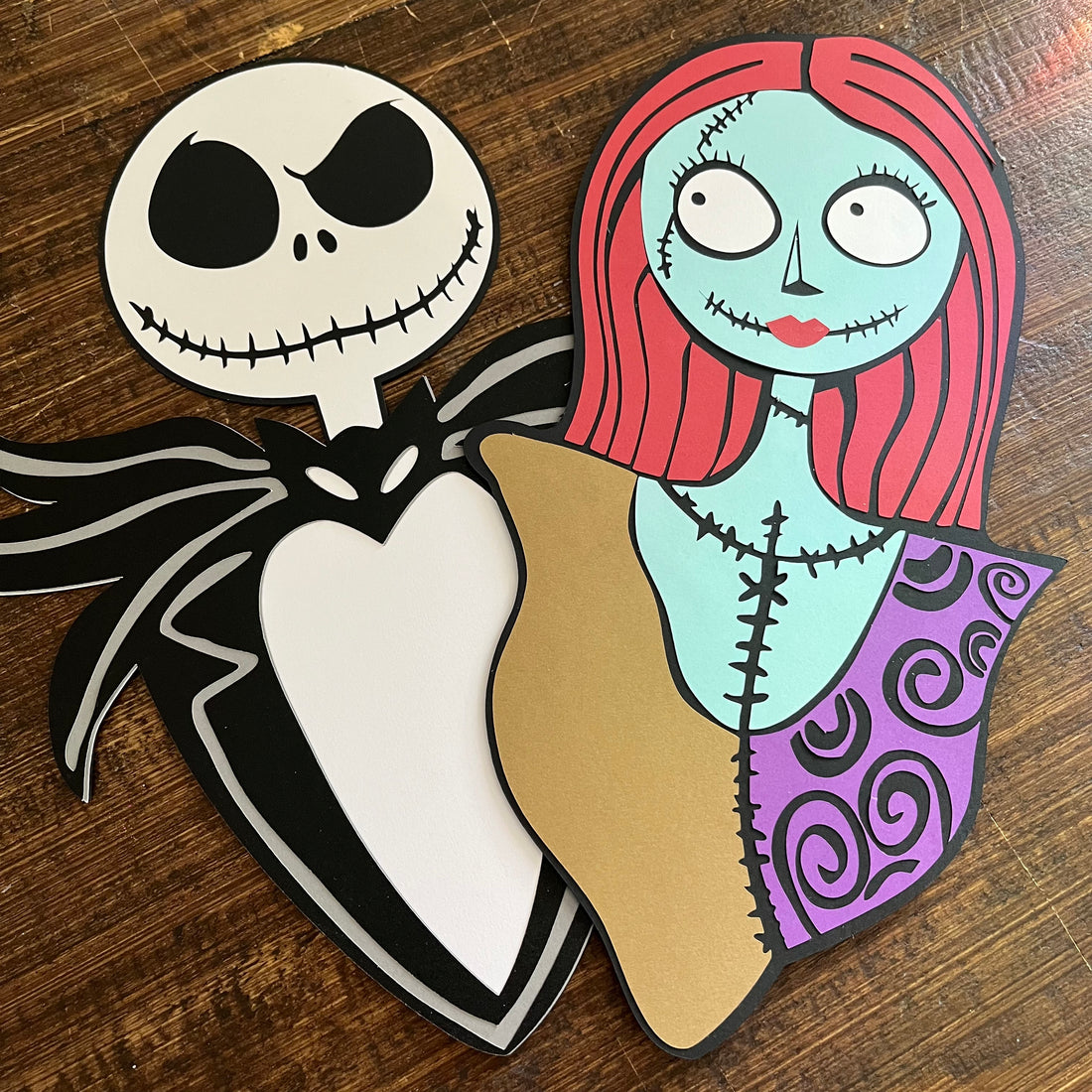 jack and sally nightmare before christmas