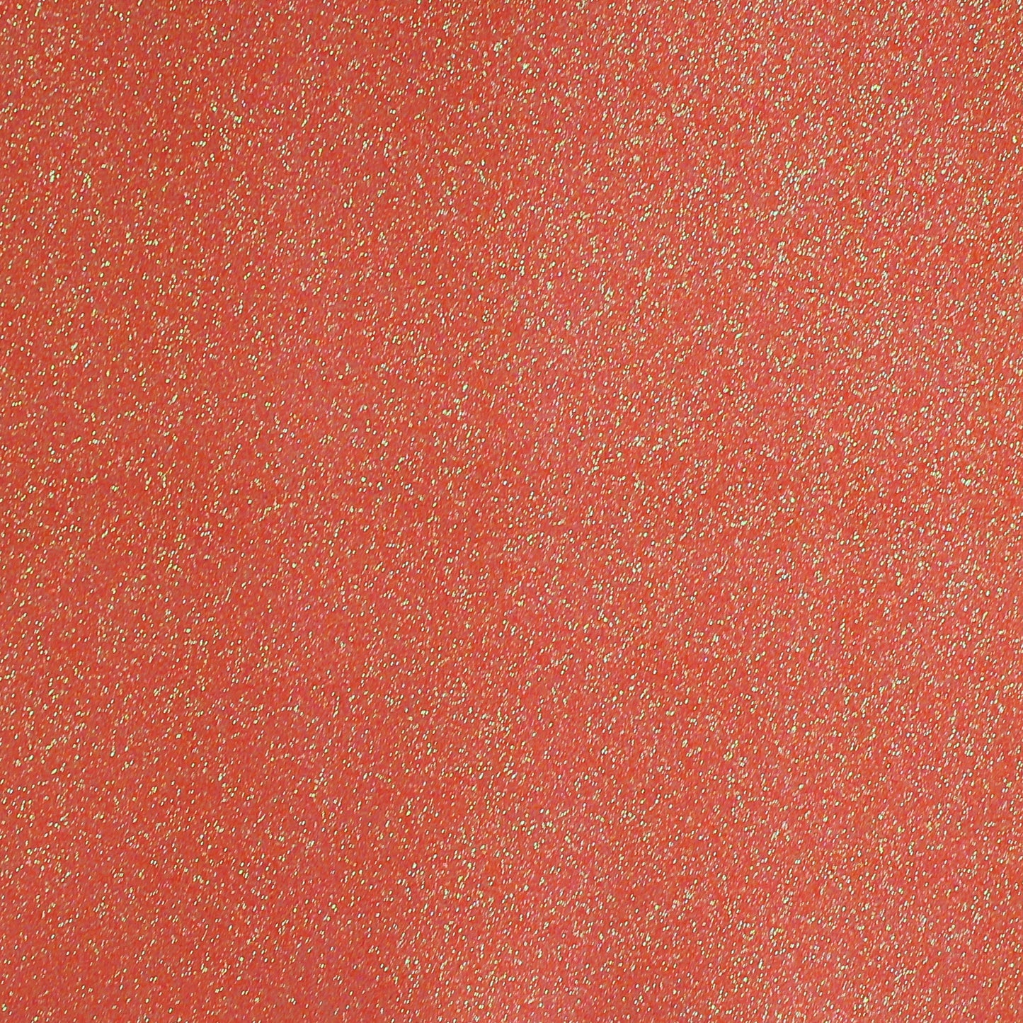 A close-up image of neon orange glitter cardstock with a shimmering texture.