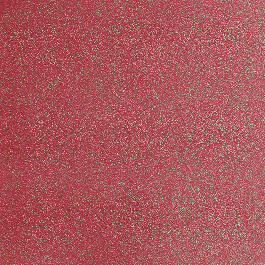 A close-up image of hot pink glitter cardstock with a shimmering texture.