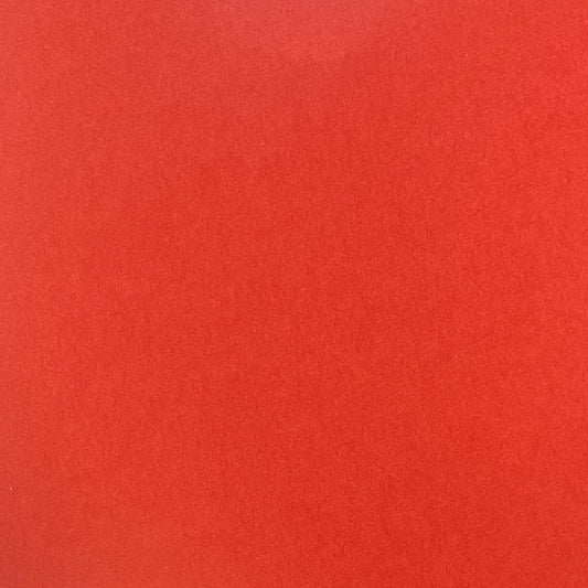 A close-up image of a single sheet of crimson red cardstock with a smooth finish.