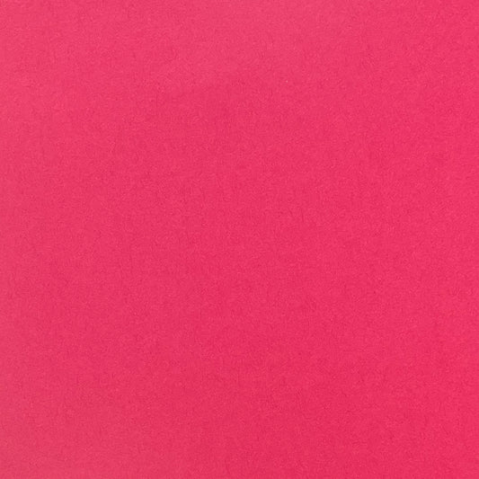 A single sheet of Hibiscus Red Cardstock paper, displaying a solid red color with a smooth finish.