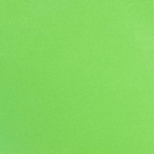 A single sheet of lime green cardstock paper with a smooth finish.