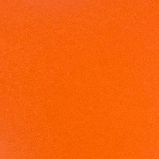 A single sheet of orange cardstock paper with a smooth finish.