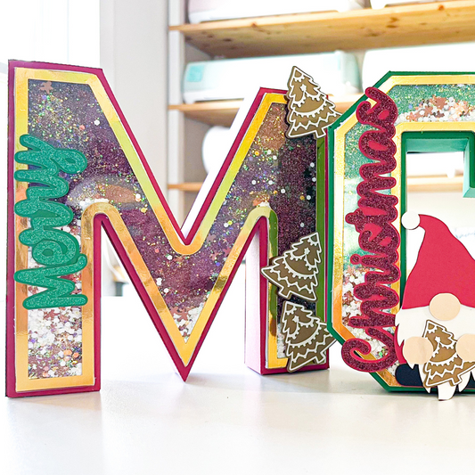 Merry Christmas 3D Letters