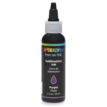 Artesprix purple sublimation ink, 2 oz bottle of Iron-on-Ink