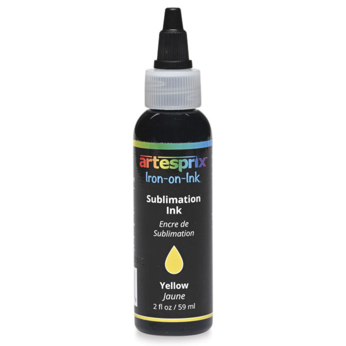 Artesprix yellow sublimation ink, 2 oz bottle of Iron-on-Ink