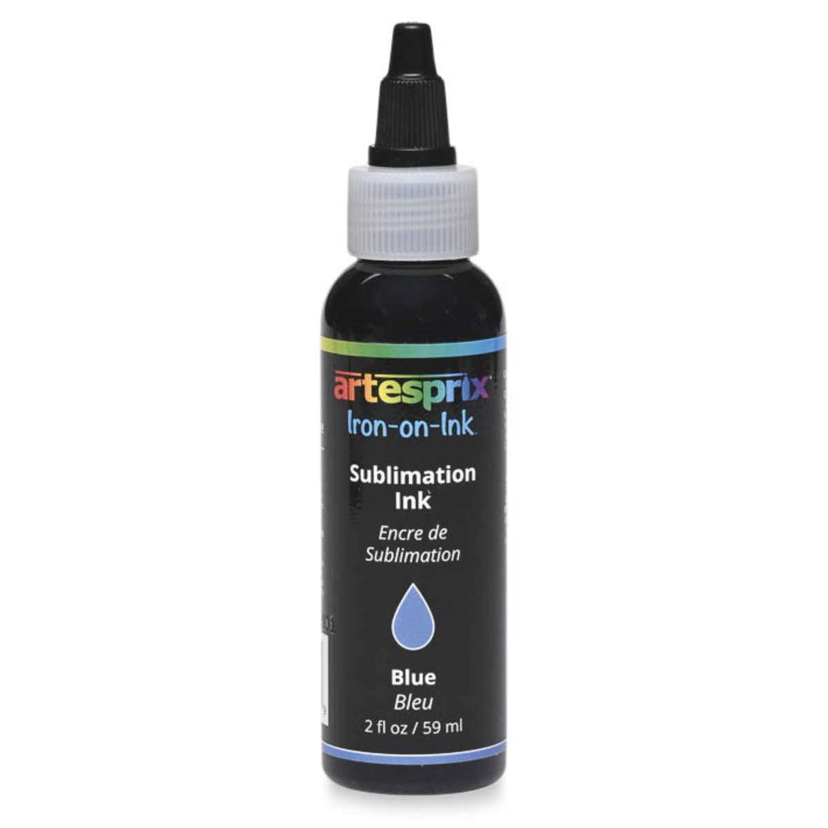 Artesprix blue sublimation ink, 2 oz bottle of Iron-on-Ink