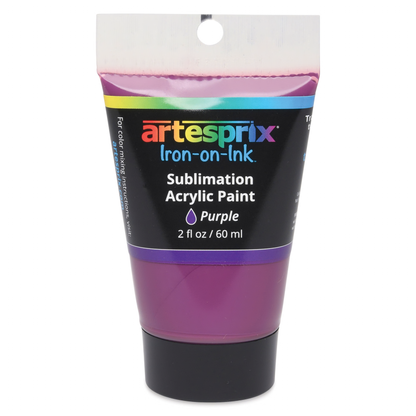 Artesprix purple sublimation acrylic paint, 2 oz squeeze tube