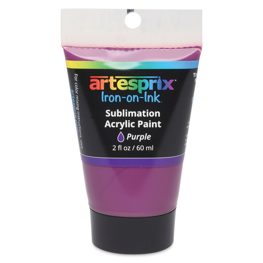 Artesprix purple sublimation acrylic paint, 2 oz squeeze tube