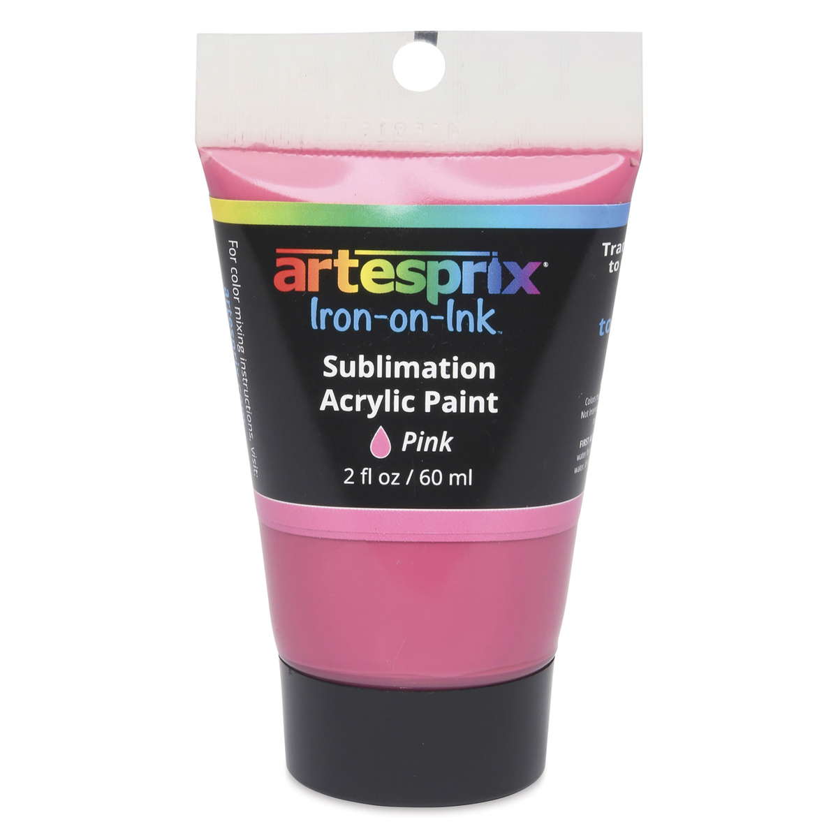 Artesprix pink sublimation acrylic paint, 2 oz squeeze tube
