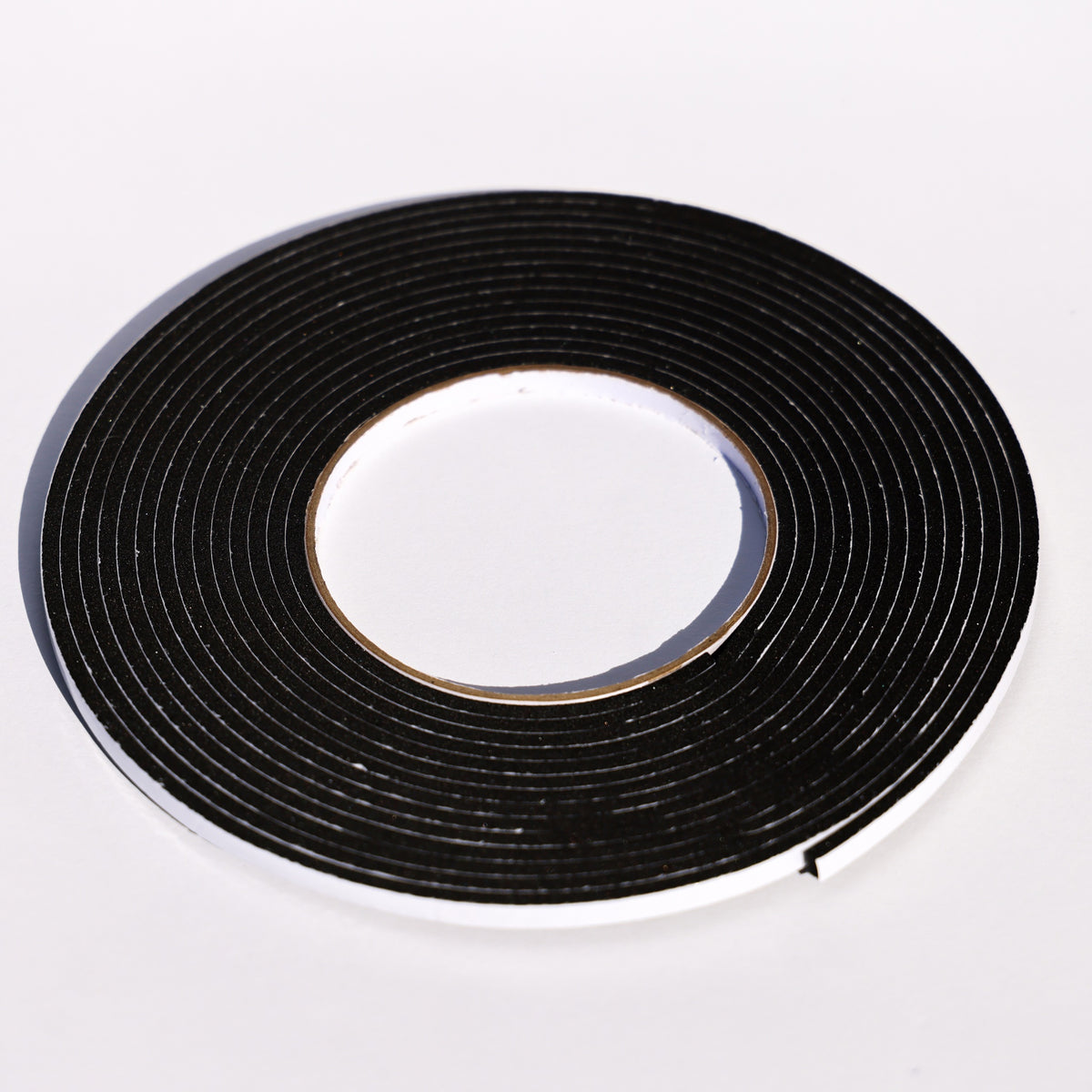 5 meter roll of black foam tape, 3mm thick and 5mm wide, for dark cardstock crafts