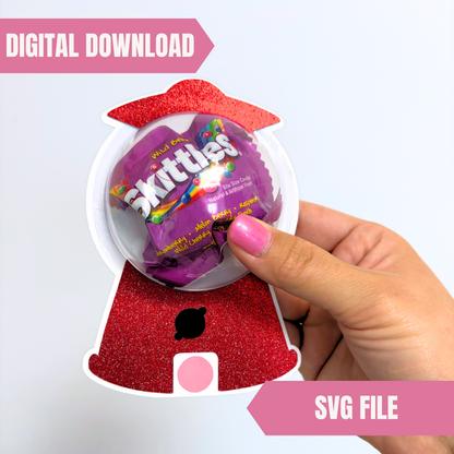 Bubblegum Valentine's Day SVG File | SVG File Digital Download