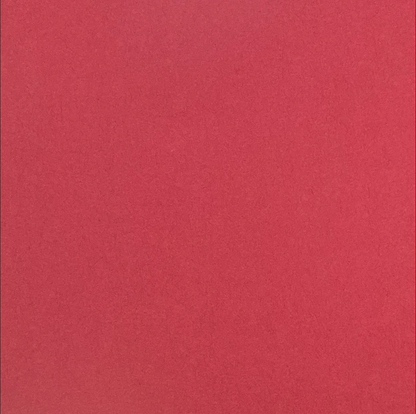 A single sheet of solid burgundy red cardstock paper.