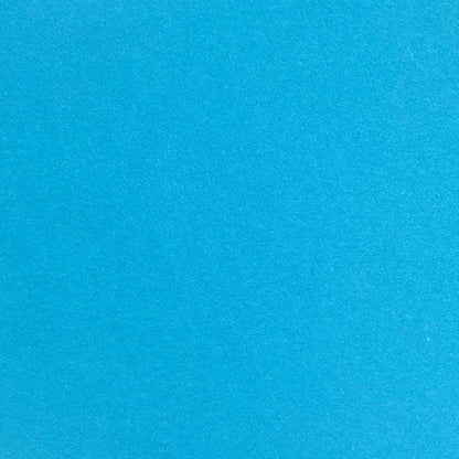 A single sheet of cerulean blue cardstock paper with a smooth finish.
