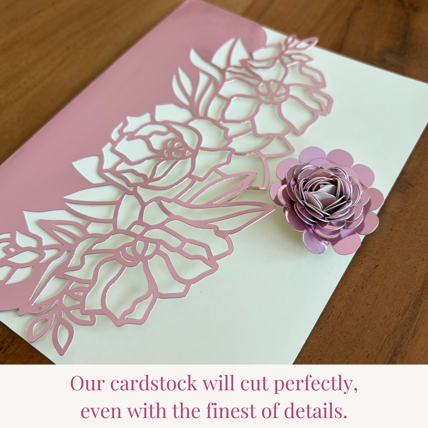 Light Pink Mirror Cardstock - 10 pack