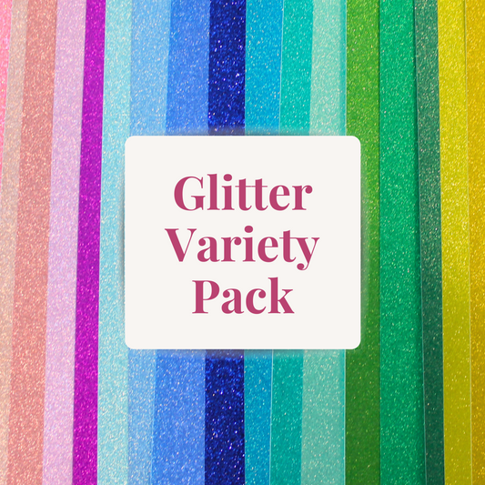 Glitter Cardstock Variety Pack - 12"x12" - 35 Sheets of Cardstock