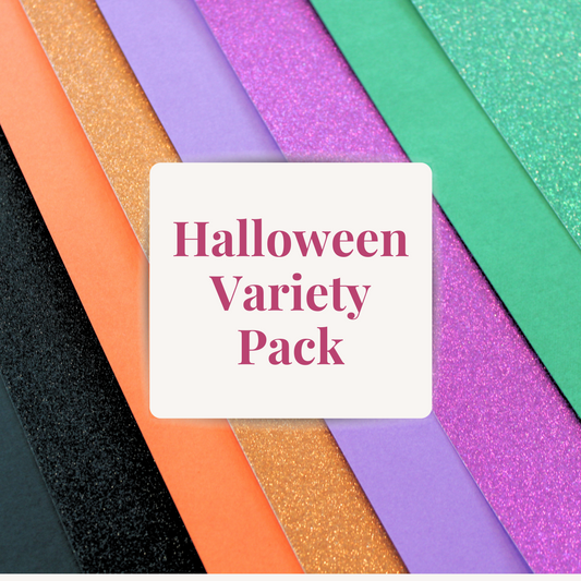 Halloween Cardstock Variety Pack - 12"x12" - 8 Sheets of Cardstock