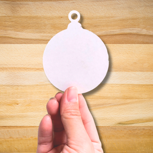Clear Acrylic Ornament Blank - CelebrationWarehouse
