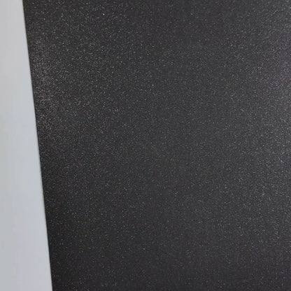 Black glitter cardstock, shedfree color swatched  — durable, acid-free cardstock for die-cutting, scrapbooking, and crafts