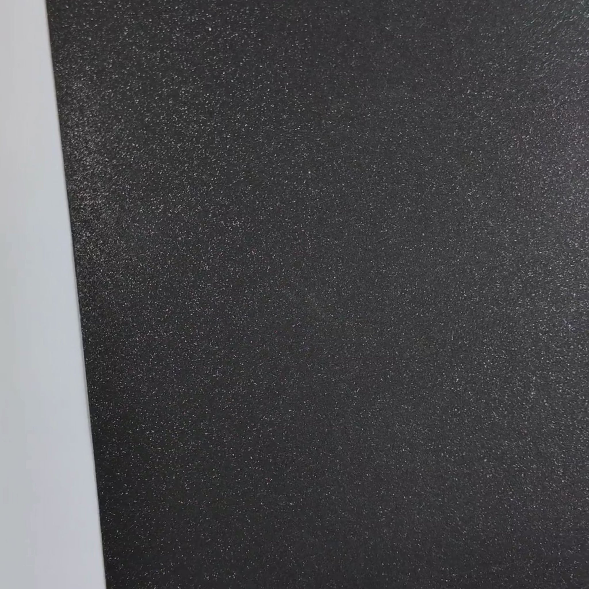 Black glitter cardstock, shedfree color swatched  — durable, acid-free cardstock for die-cutting, scrapbooking, and crafts