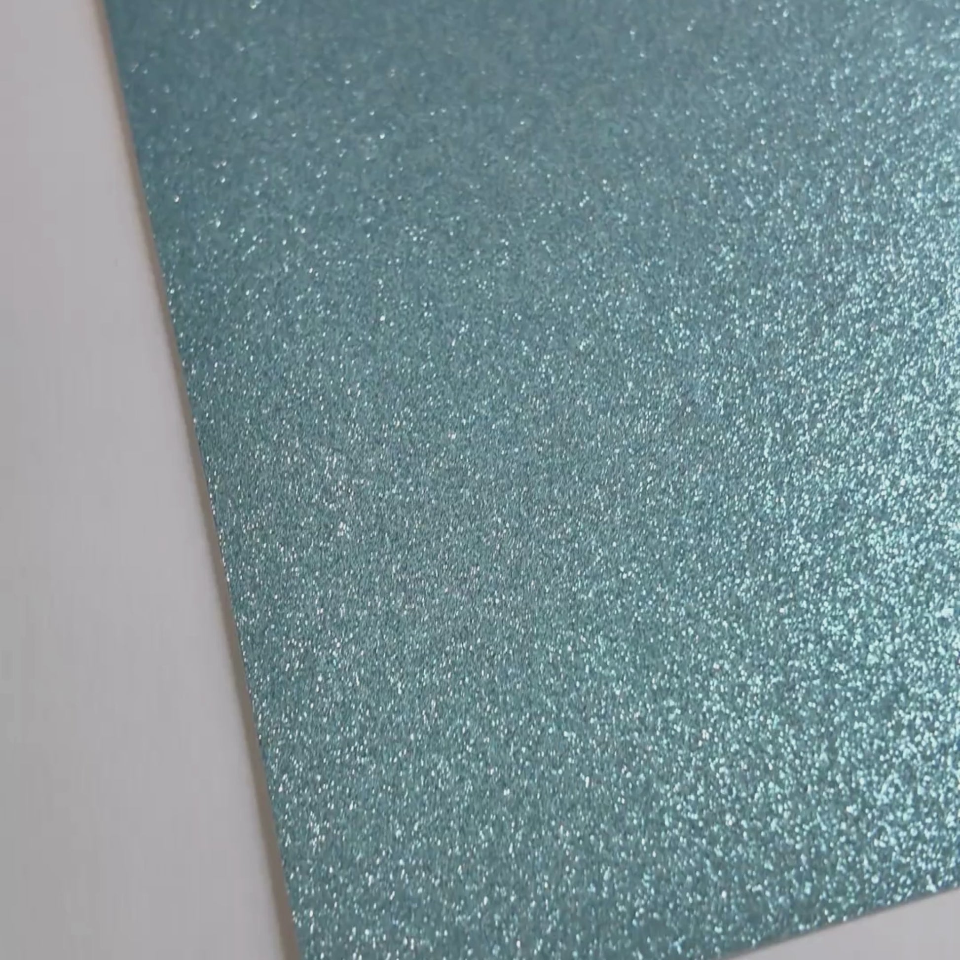 light blue glitter cardstock, shedfree color swatched  — durable, acid-free cardstock for die-cutting, scrapbooking, and crafts