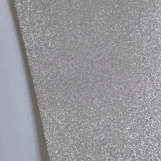 silver glitter cardstock, shedfree color swatched  — durable, acid-free cardstock for die-cutting, scrapbooking, and crafts