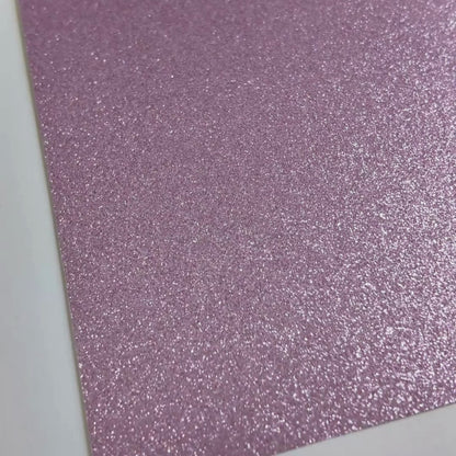 lavender purple glitter cardstock, shedfree color swatched  — durable, acid-free cardstock for die-cutting, scrapbooking, and crafts