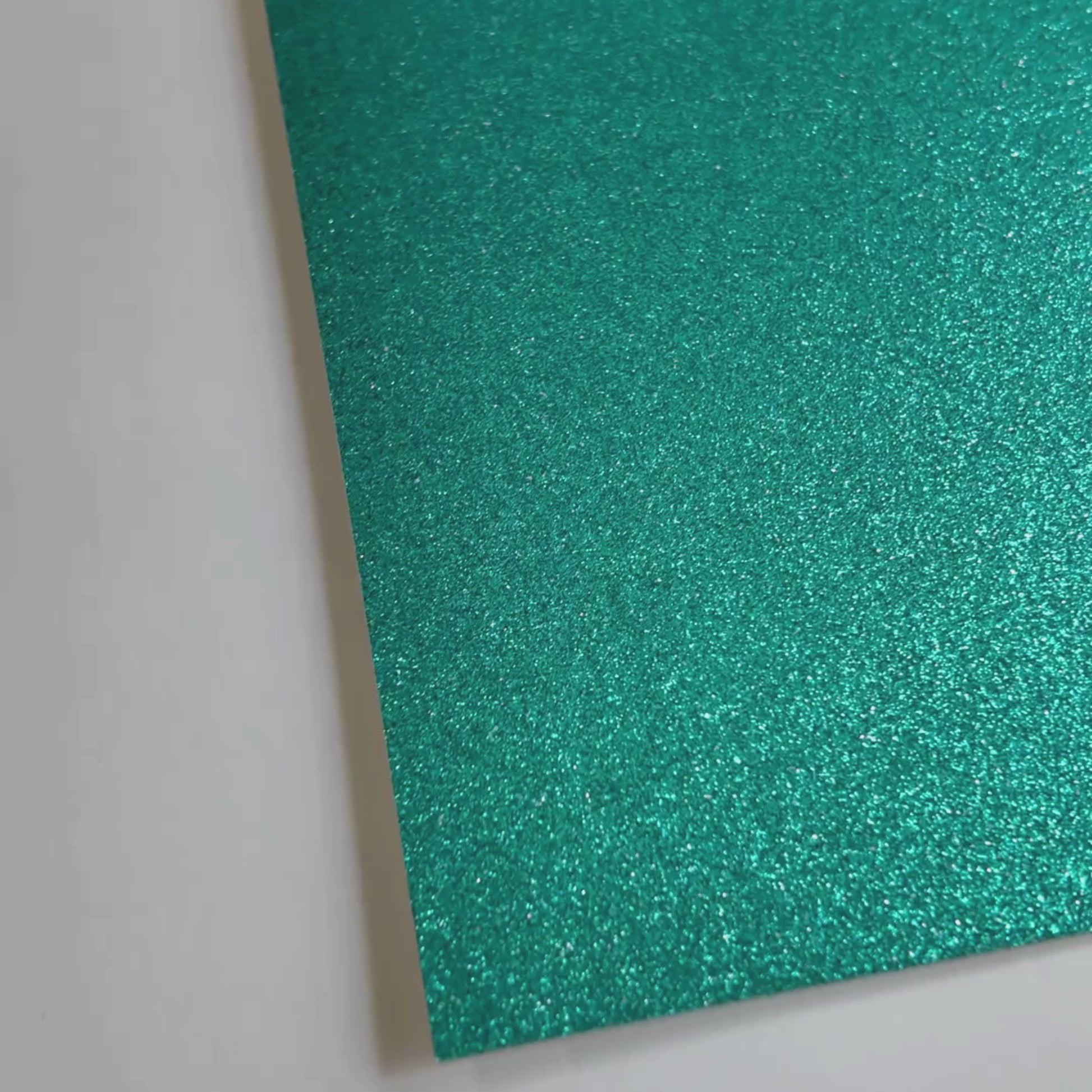 turquoise blue glitter cardstock, shedfree color swatched  — durable, acid-free cardstock for die-cutting, scrapbooking, and crafts