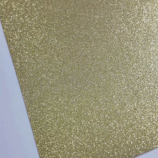 gold glitter cardstock, shedfree color swatched  — durable, acid-free cardstock for die-cutting, scrapbooking, and crafts