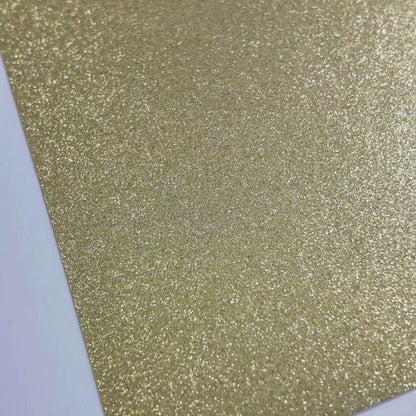 gold glitter cardstock, shedfree color swatched  — durable, acid-free cardstock for die-cutting, scrapbooking, and crafts