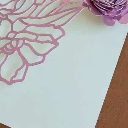 Light Pink Mirror Cardstock - 10 pack