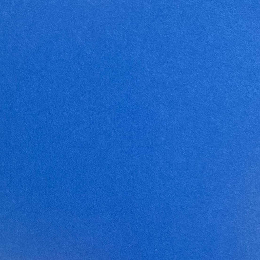 A single sheet of royal blue cardstock paper with a smooth finish.