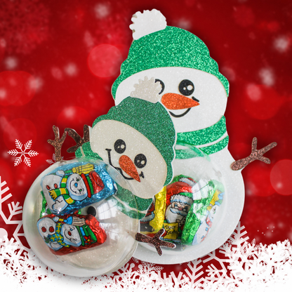 Snowman Candy Dome Holder- SVG download - Digital Download - CelebrationWarehouse