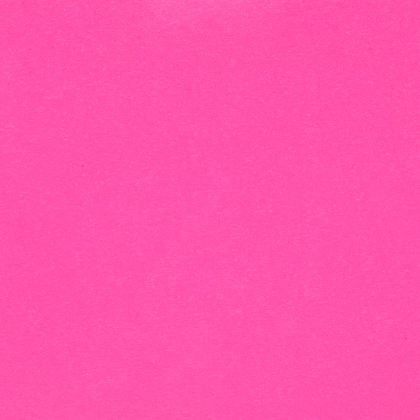 A single sheet of neon pink cardstock paper with a smooth finish.
